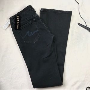 Anoname Joelle Bootcut Black Denim Jeans Size 26